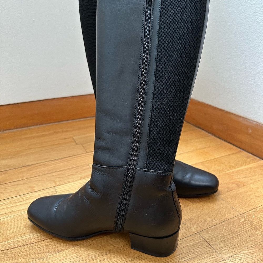 Aquatalia knee high black boots 6.5